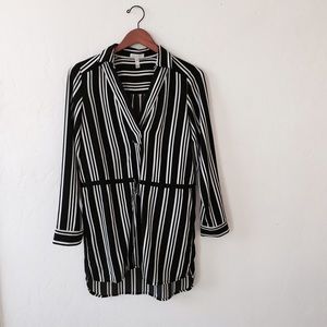 Topshop Leith Striped Dress